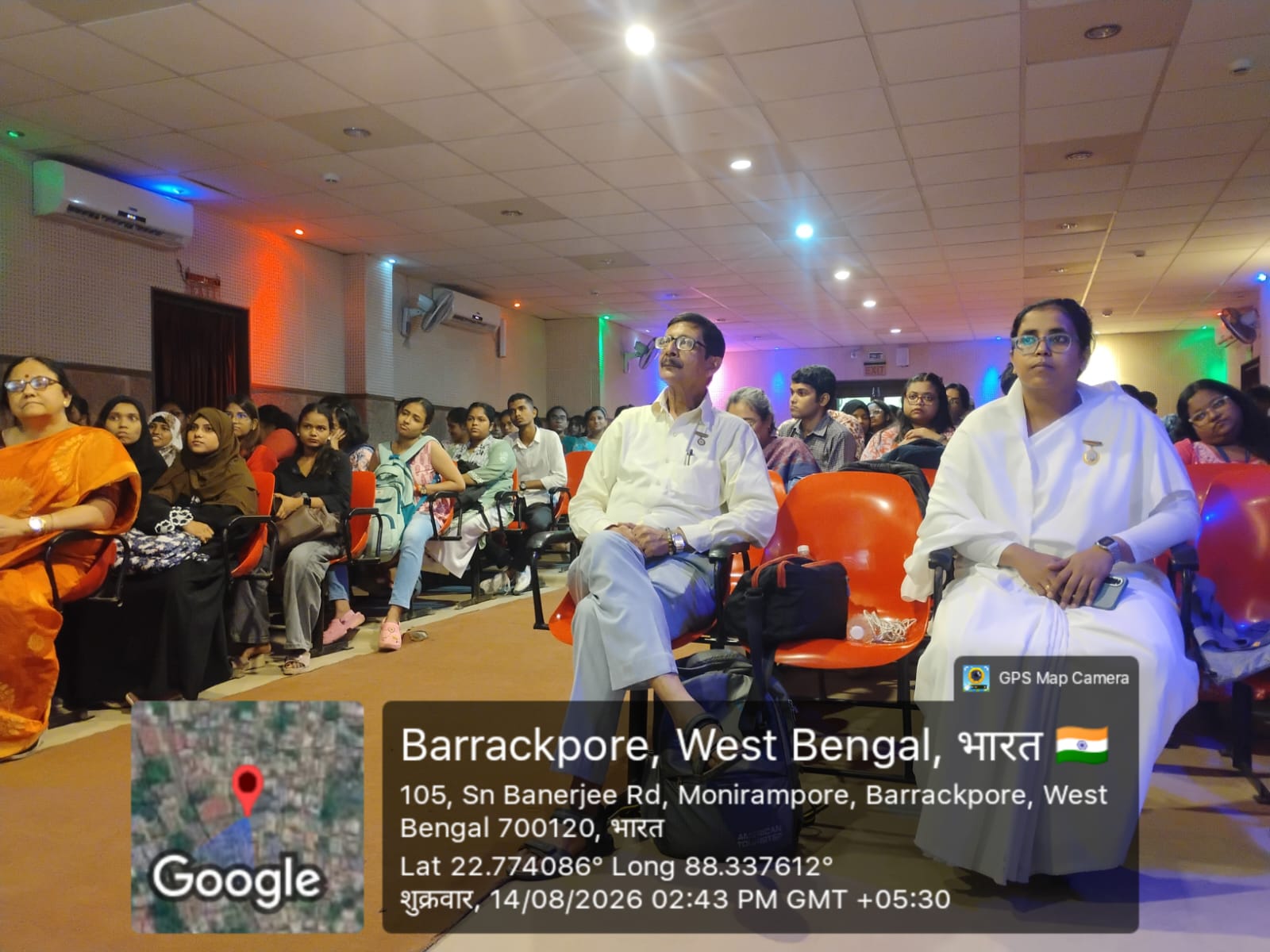 A movie on the Partition of India was screened at the college auditorium as part of  the "Har Ghar Tiranga" campaign to create awareness about the historical and human dimensions of Partition. The screening was followed by a special programme on “Mind and Meditation”, conducted by the Brahma Kumaris. The session focused on the importance of mental peace, mindfulness and meditation in leading a balanced and meaningful life.
Around 80 students and 20 teachers participated in the programme.